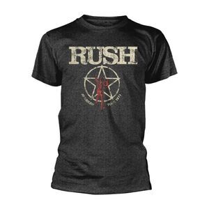 Rush Unisex Adult American Tour 1977 T-Shirt / Dark Heather